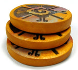 Galactic Butterfly (Hunab Ku) Clay Paper Weight