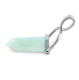 Faceted Single Point-Swing Amazonite Pendant