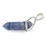 Faceted Double Point-Swing Dumortierite Pendant