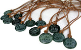 Mayan Sun Sign Pendants in Jade
