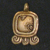 Mayan Sun Sign Pendants in Bronze