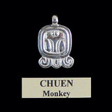 Mayan Sun Sign Pendants in Silver