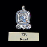 Mayan Sun Sign Pendants in Silver