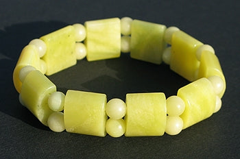 Olive Jade Gemstone Bracelet