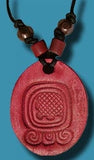 Mayan Sun Sign Pendants in Clay